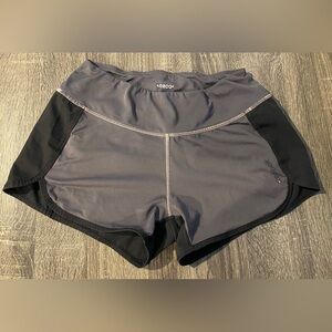 Reebok Spandex shorts athletic booty gym yoga running sports women xs sexy grey‍